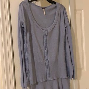 Free people light blue sweater